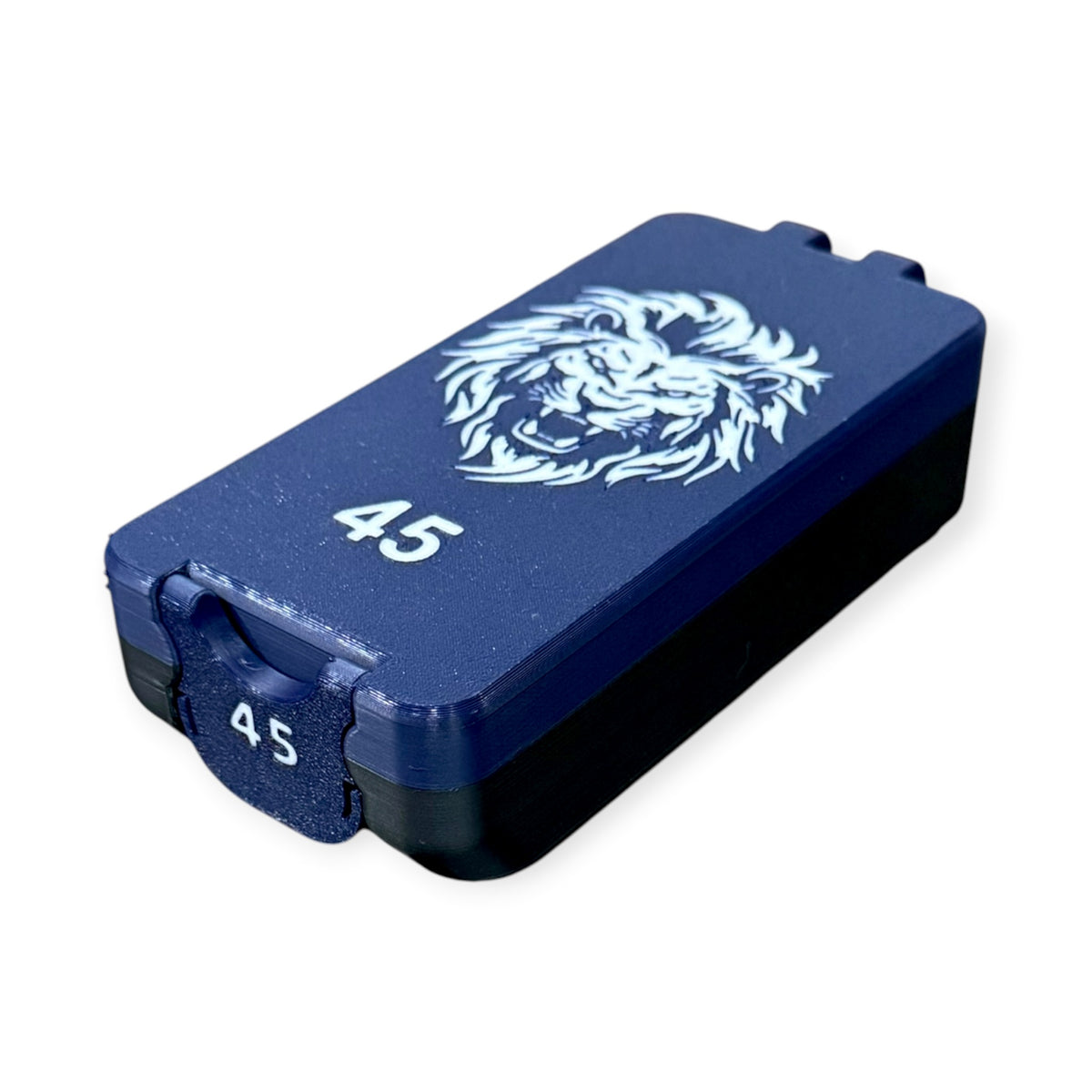 45 CAL. AMMO BOX CUSTOM IMAGE – 50 ROUNDS