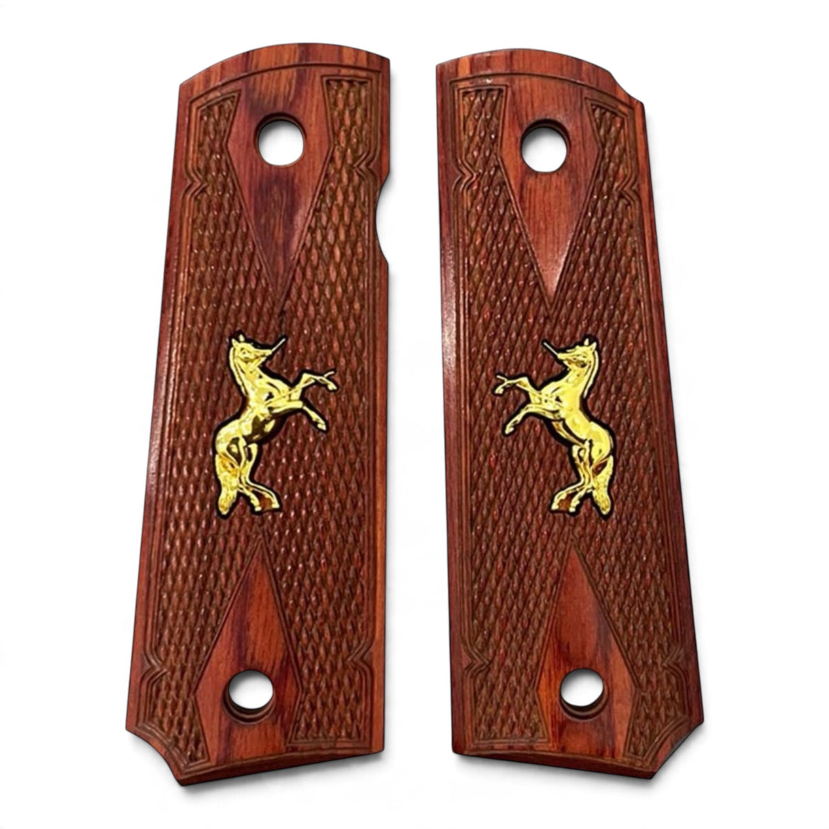 1911 DOUBLE DIAMOND GOLDEN HORSE ROSEWOOD