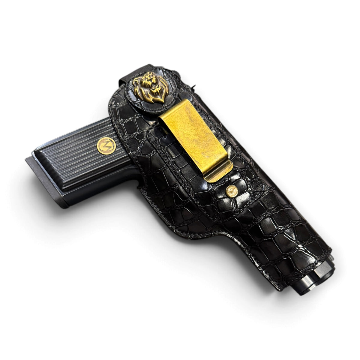 30 IWB PREMIUM CROCO LEATHER HOLSTER | BLACK