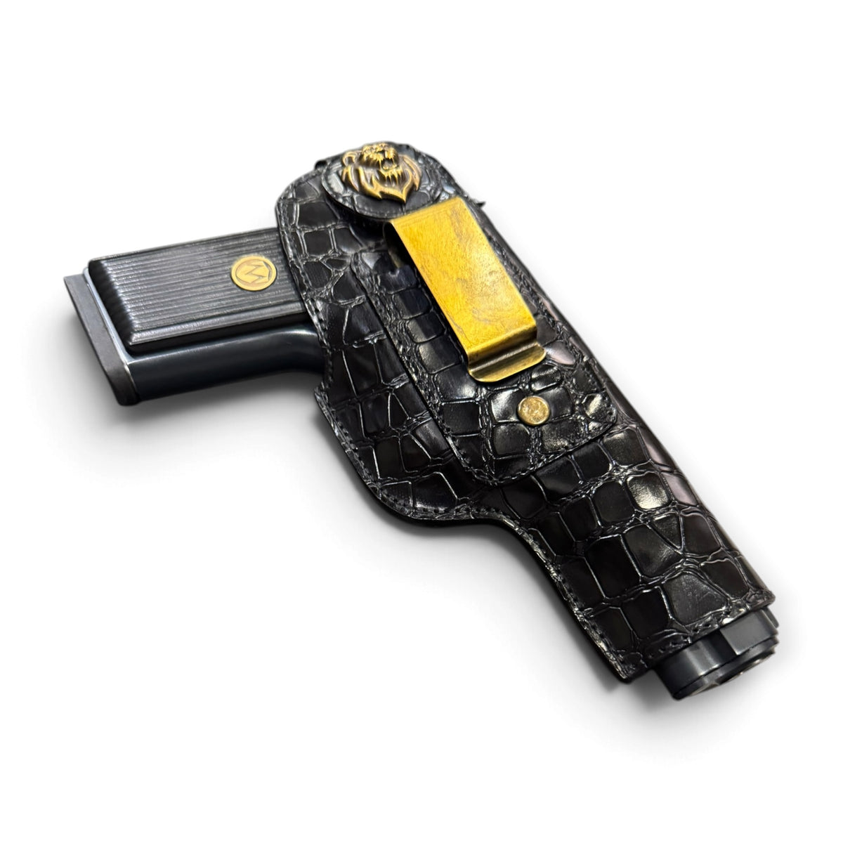 30 IWB PREMIUM CROCO LEATHER HOLSTER | BLACK