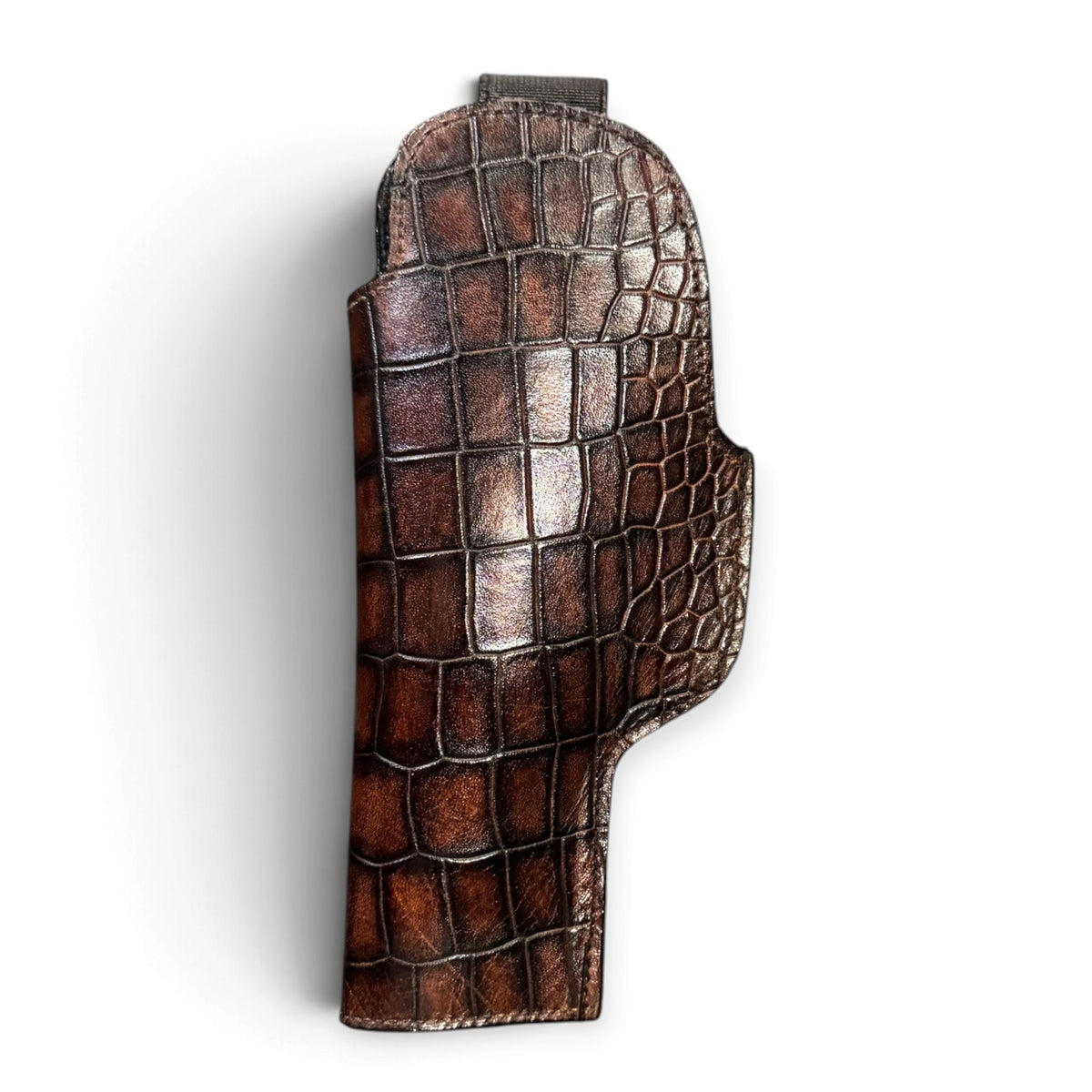30 IWB PREMIUM CROCO LEATHER HOLSTER | BROWN
