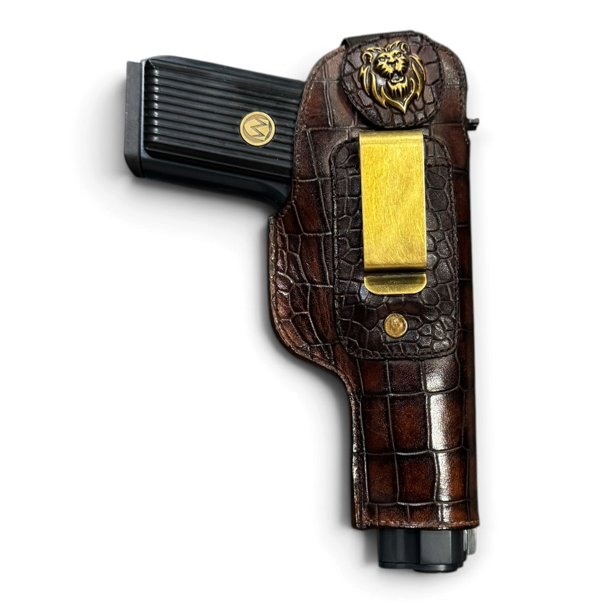 30 IWB PREMIUM CROCO LEATHER HOLSTER | BROWN