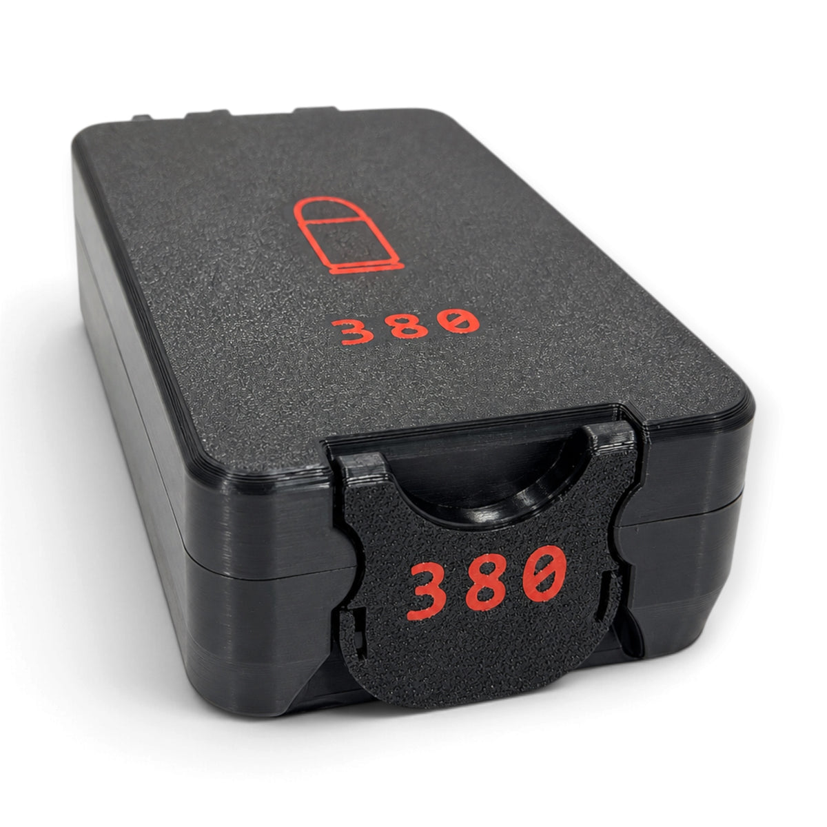 380 CAL. AMMO BOX – 50 ROUNDS