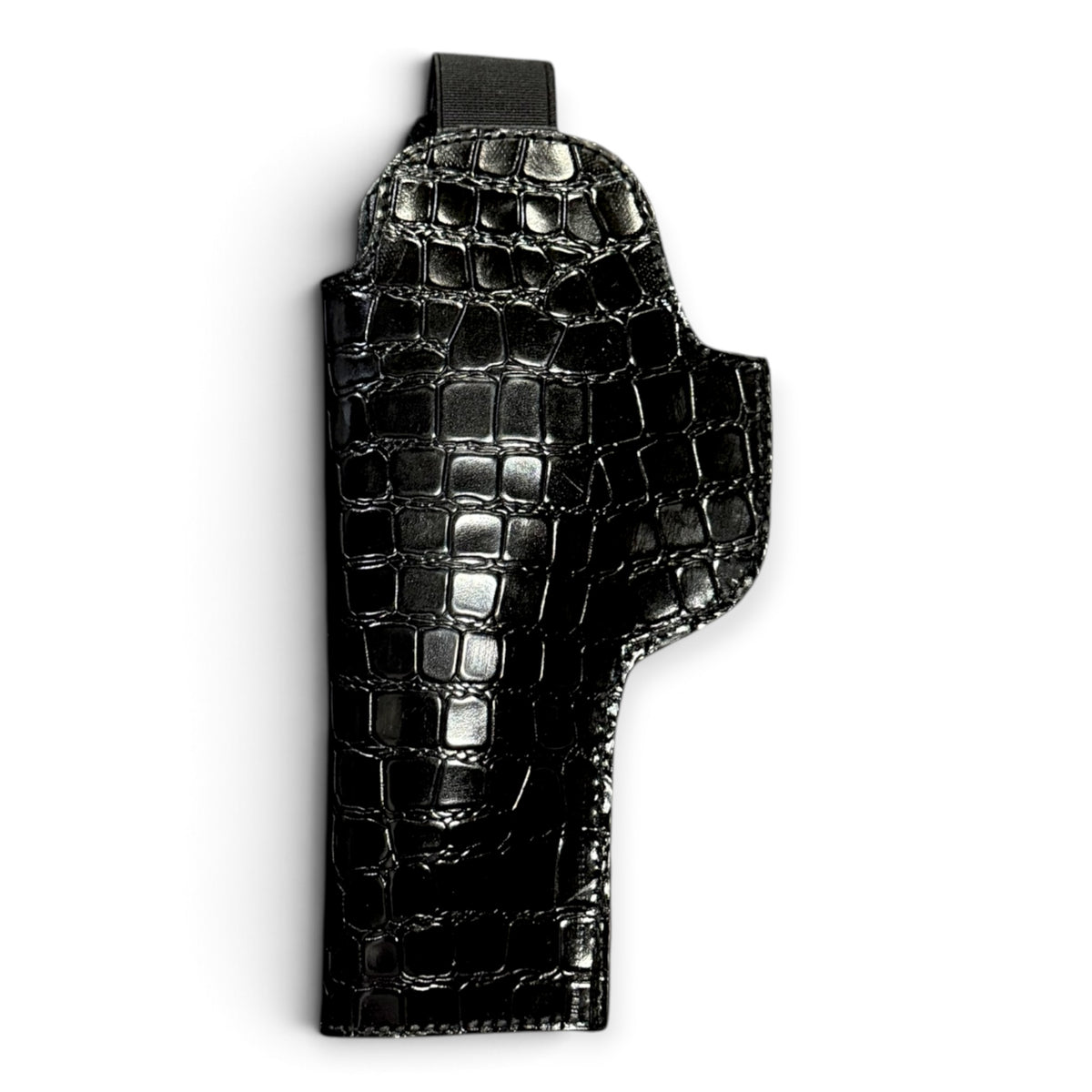 1911 IWB PREMIUM CROCO LEATHER HOLSTER | BLACK