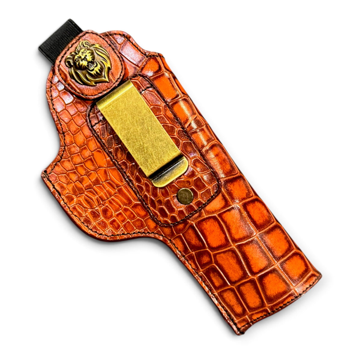 1911 IWB PREMIUM CROCO LEATHER HOLSTER | TAN