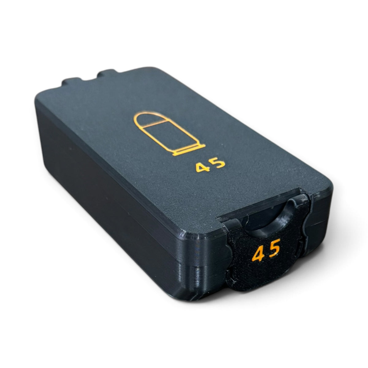 45 CAL. AMMO BOX – 50 ROUNDS