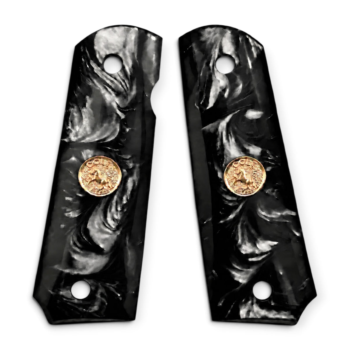 1911 PEARL BLACK GOLD COLT LOGO