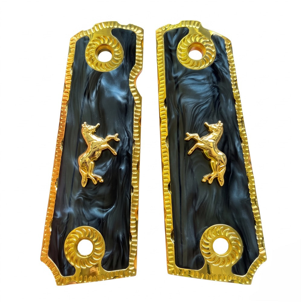 1911 PEARL GOLDEN HORSE AND BORDER