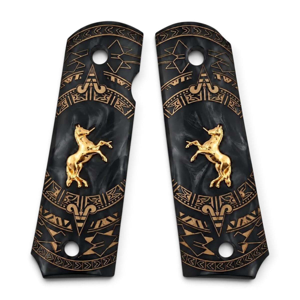 1911 PEARL BLACK GOLDEN HORSE | IMPERIAL GOLD PATTERN