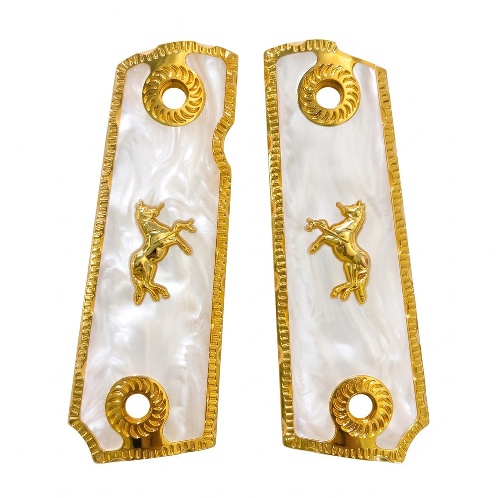 1911 PEARL GOLDEN HORSE AND BORDER