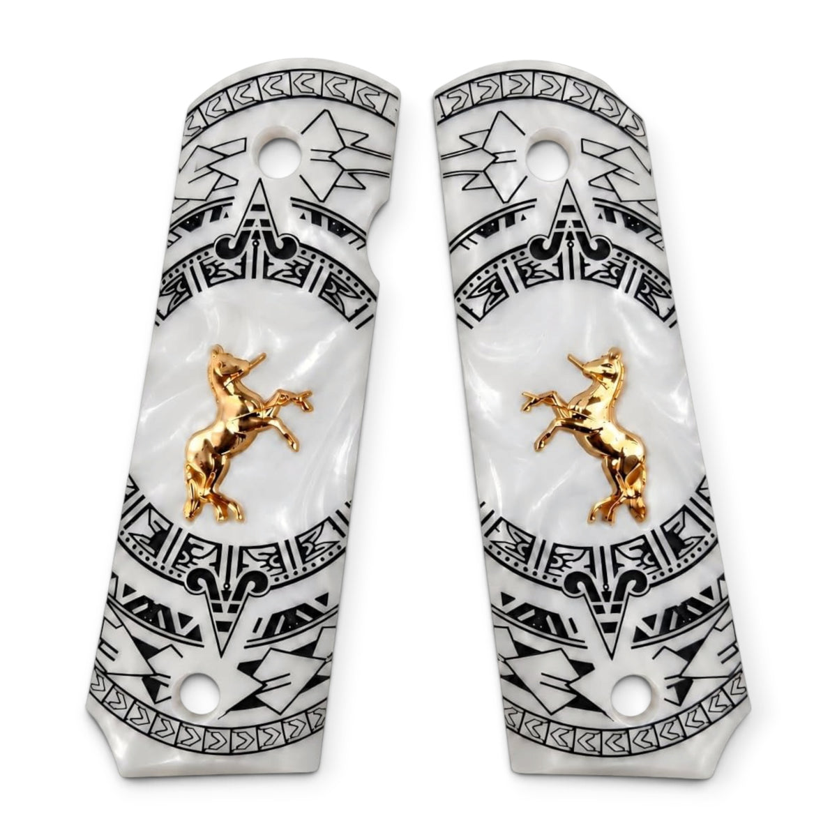 1911 PEARL WHITE GOLDEN HORSE | IMPERIAL PATTERN