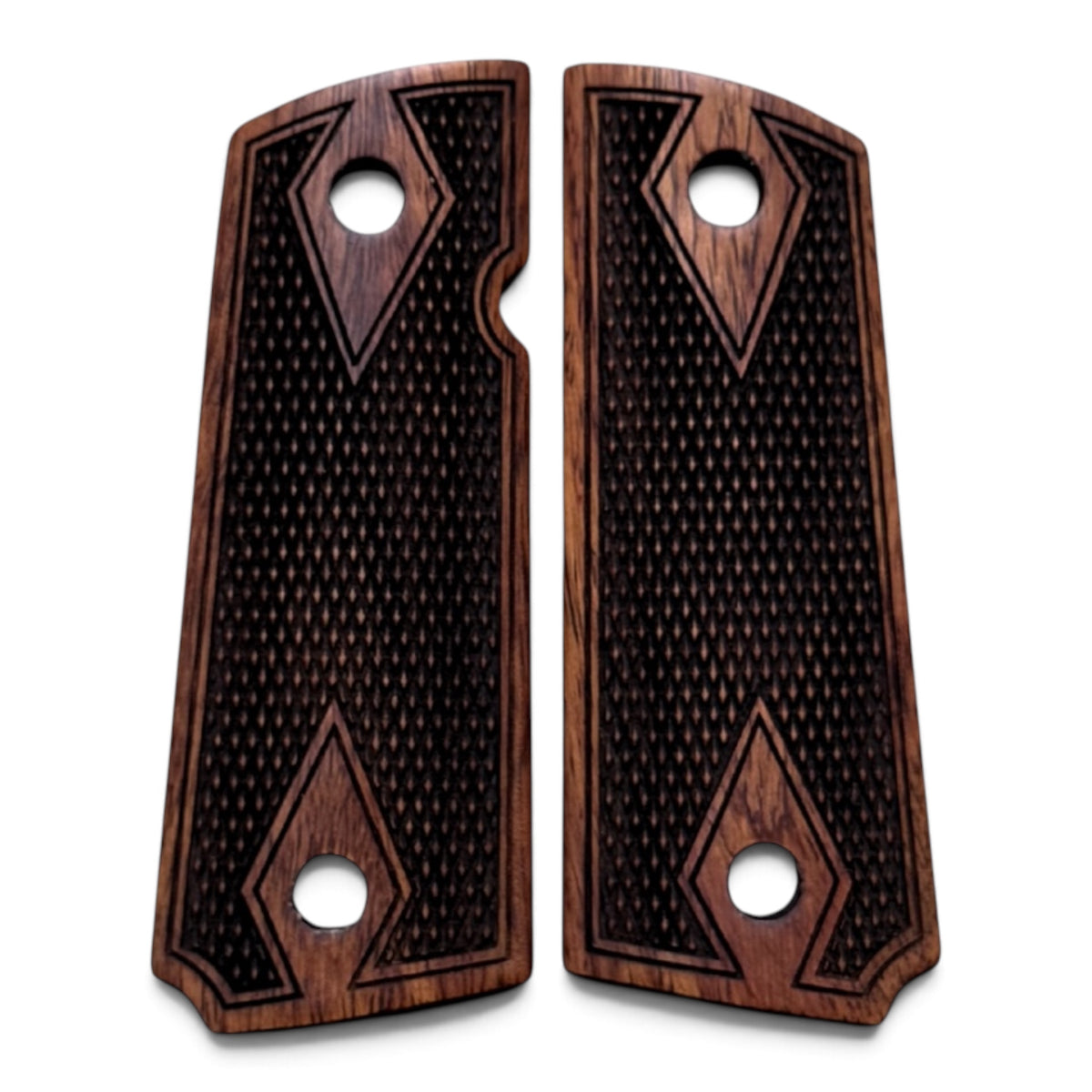 1911 SUB COMPACT CHECKERED ROSEWOOD