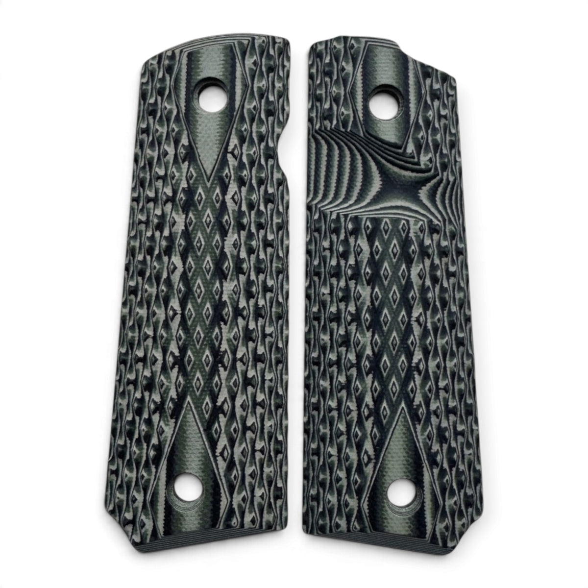 1911 DIAMOND CHECKERED EXTENDED THUMB