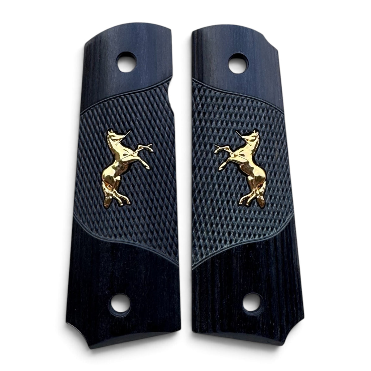 1911 HALF CHECKERED GOLDEN HORSE | BLACKWOOD