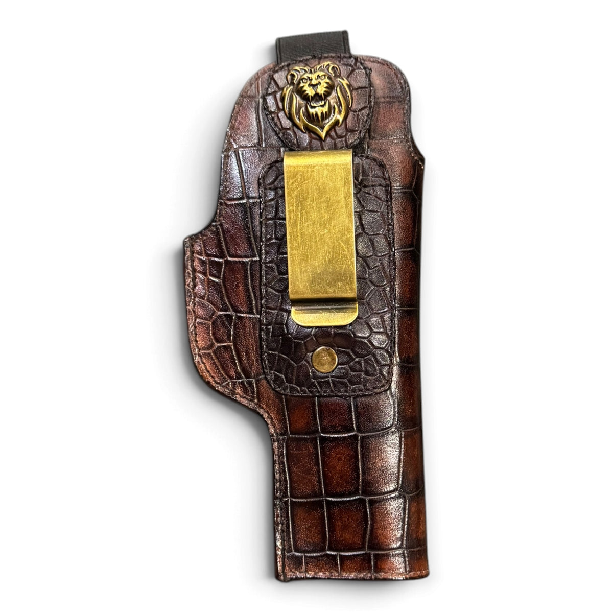 30 IWB PREMIUM CROCO LEATHER HOLSTER | BROWN
