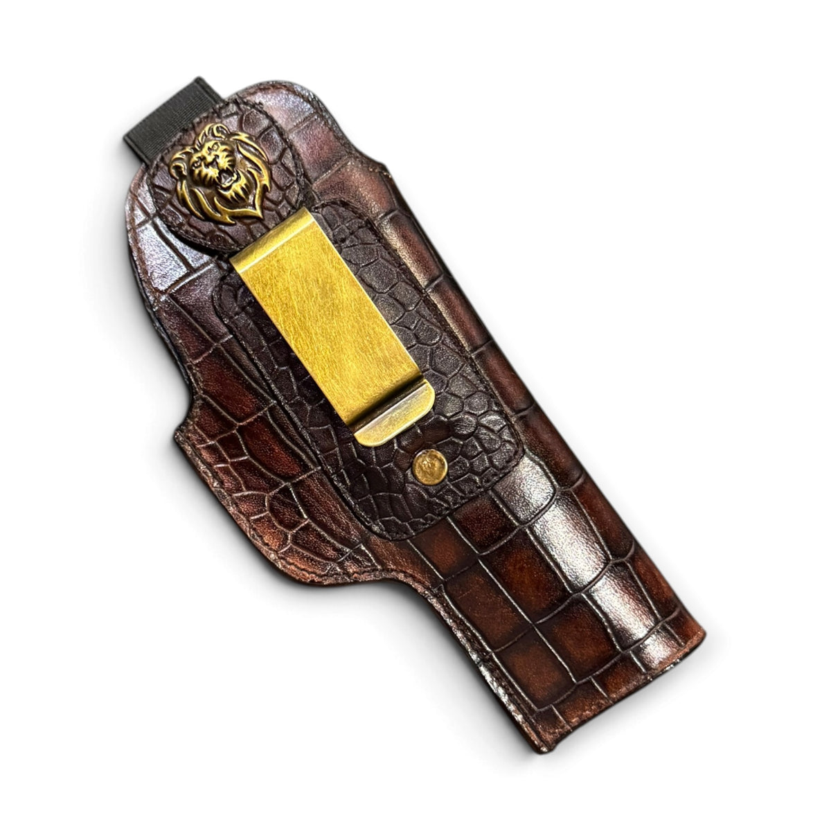 30 IWB PREMIUM CROCO LEATHER HOLSTER | BROWN