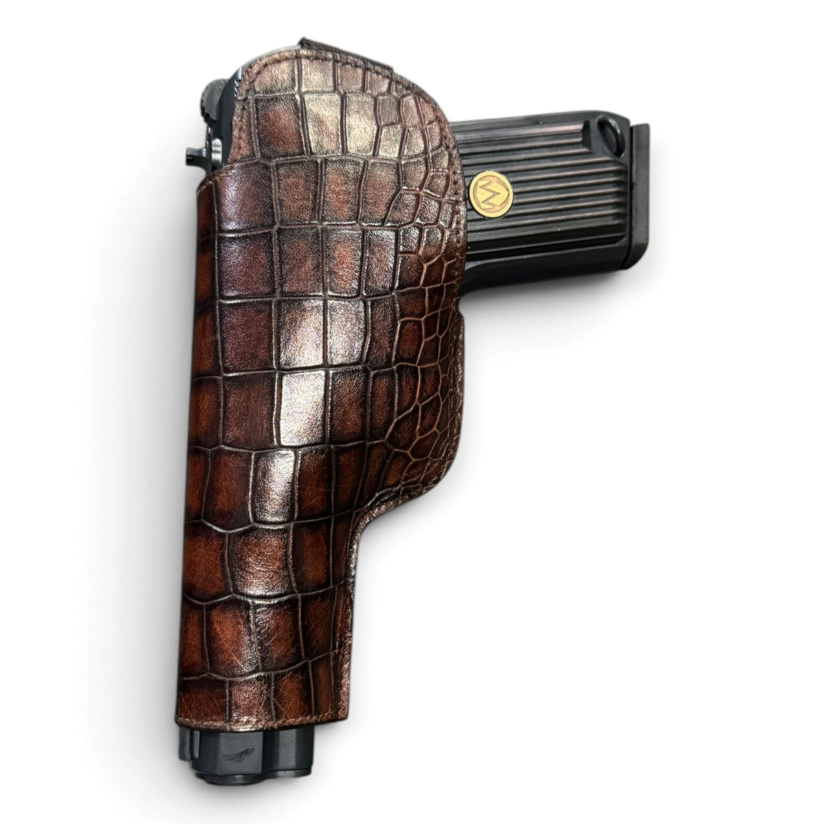 30 IWB PREMIUM CROCO LEATHER HOLSTER | BROWN