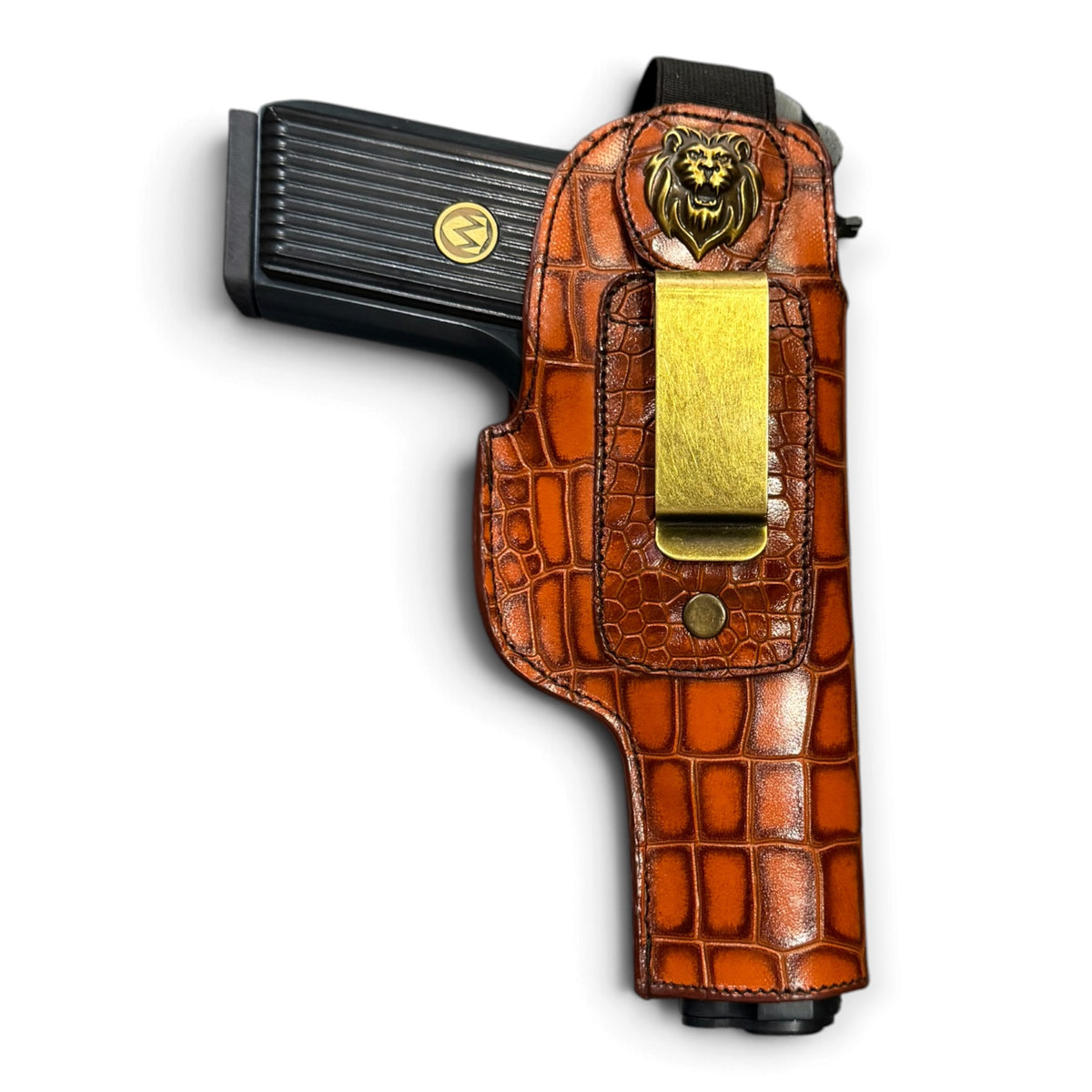 30 IWB PREMIUM CROCO LEATHER HOLSTER | TAN