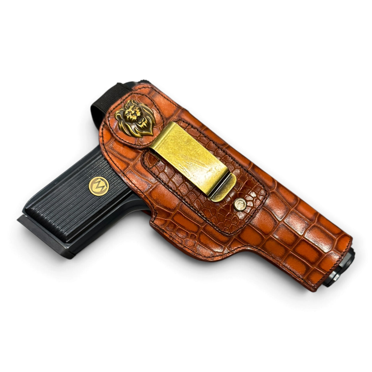 30 IWB PREMIUM CROCO LEATHER HOLSTER | TAN