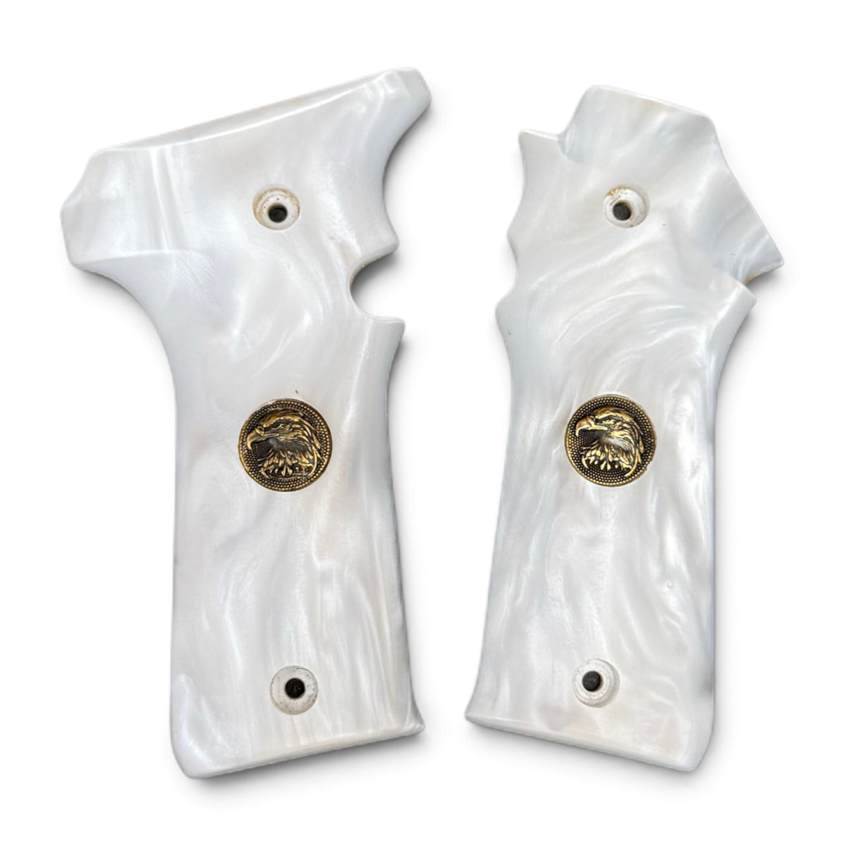MSD ELITE | MSD SUPER | STALLION E-32 PEARL WHITE FALCON LOGO