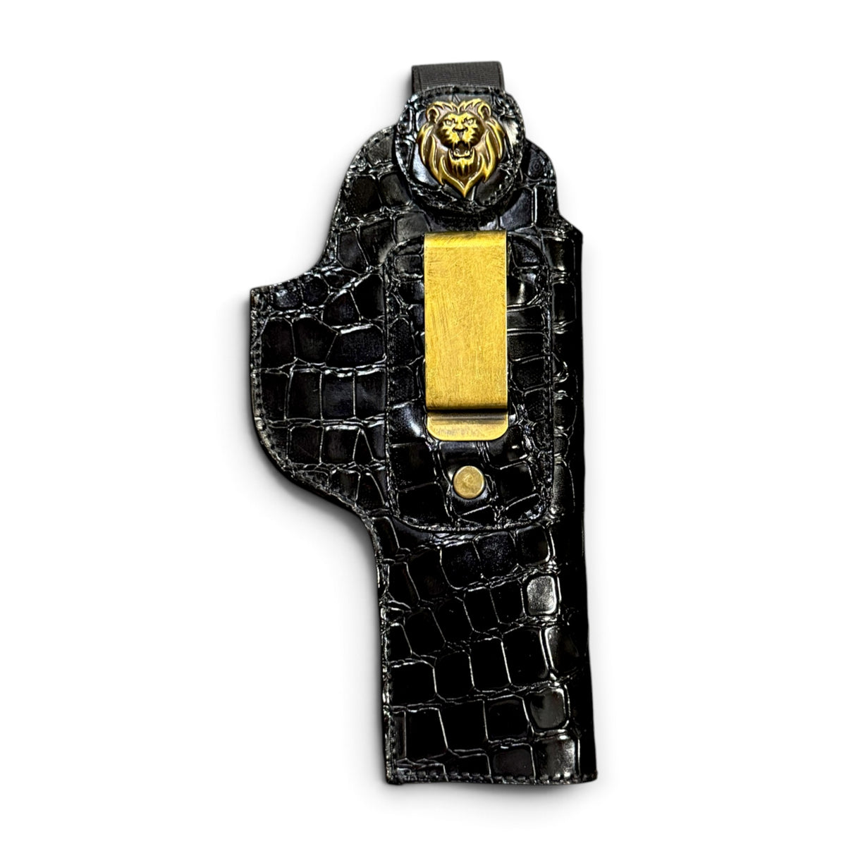 1911 IWB PREMIUM CROCO LEATHER HOLSTER | BLACK