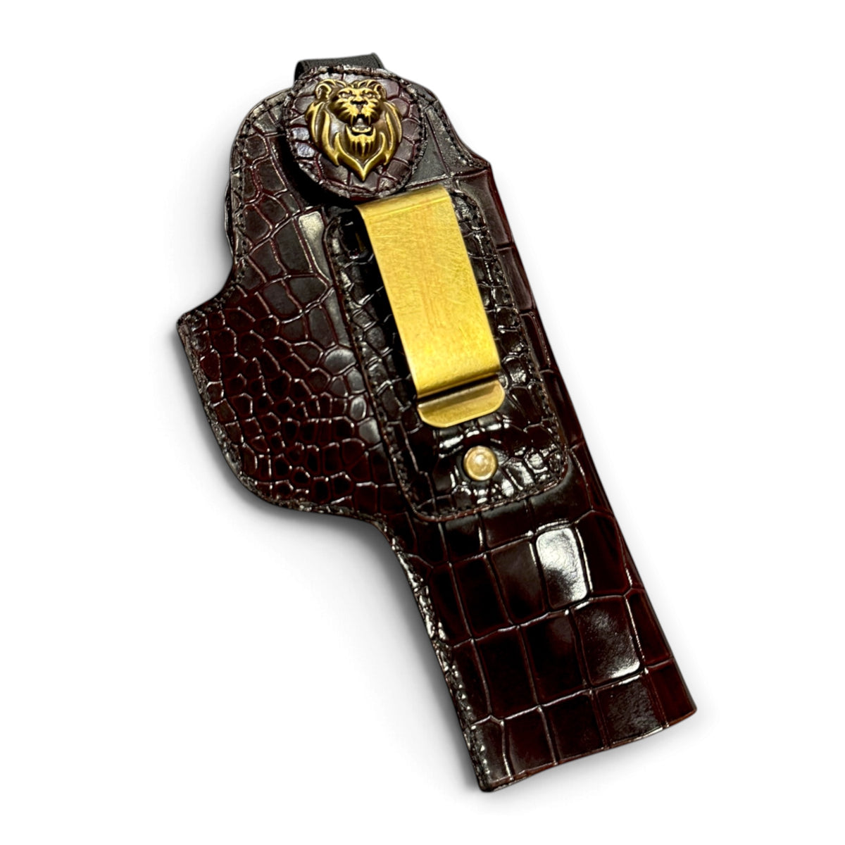 1911 IWB PREMIUM CROCO LEATHER HOLSTER | WINE