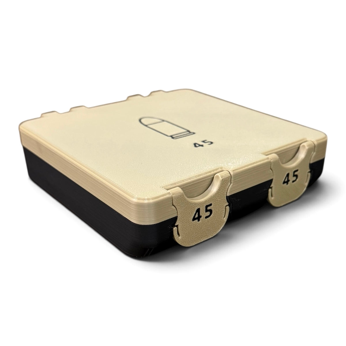 45 CAL. AMMO BOX – 100 ROUNDS