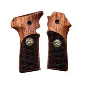 MSD Elite / MSD Super / Webley Ranger Wooden Grip with Falcon Logo