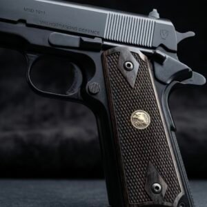 1911 Walnut Diamond Checkered Grips