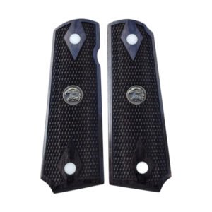 1911 Walnut Diamond Checkered Grips