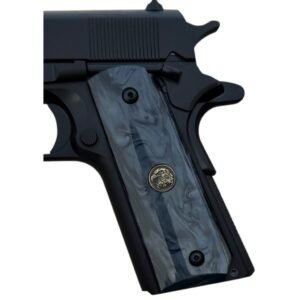 1911 Pearl Blue Grip | Falcon Logo