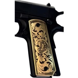 1911 Imperial Floral-Lion | Engrave | Brass